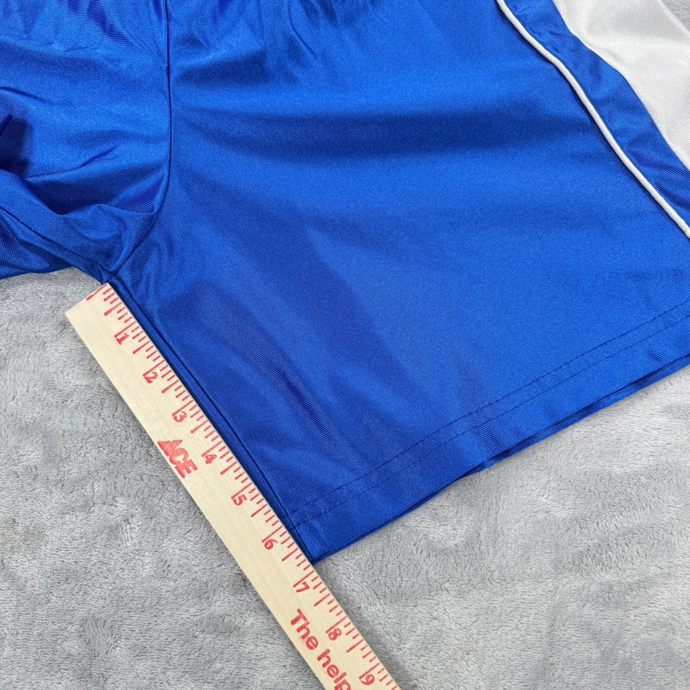 VTG TEAMWORK Athletic Apparel Basketball Dazzle Shorts Mens 28-30 Blue White USA - Picture 6 of 9